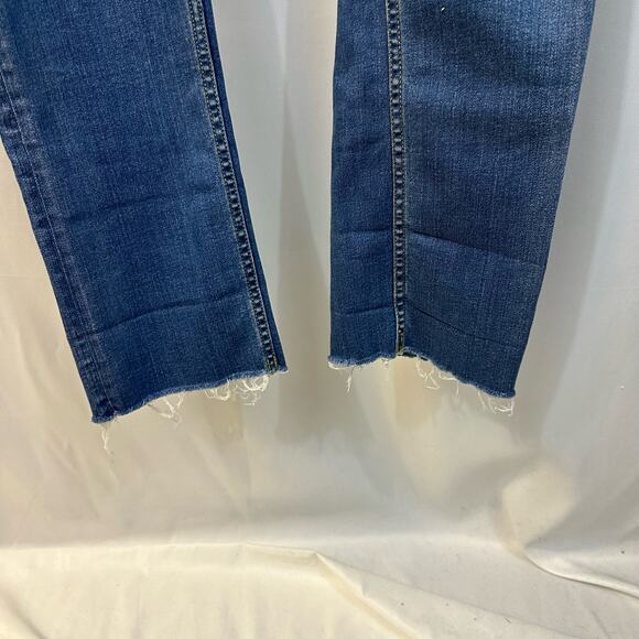 Anthropologie Pilcro by the Letterpress Slim Straight Mid Rise Denim Jeans 27 - Picture 3 of 6